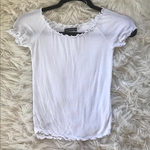 Brandy Melville Jordan Ruffle Top